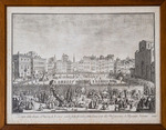 Veduta della Chiesa e Piazza Santa Croce con Festa del Calcio fatta l'anno 1738, alla Real presenza de Regnanti Sovrani Veduta della Chiesa e Piazza Santa Croce con Festa del Calcio fatta l'anno 1738, alla Real presenza de Regnanti Sovrani