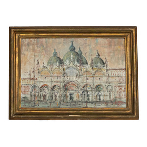 Renzo Nissim (1915-1997), Veduta della Basilica di San Marco a Venezia