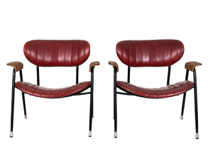 Coppia di poltroncine designer Gastone Rinaldi (1920 - 2006) Coppia di poltroncine designer Gastone Rinaldi (1920 - 2006)
