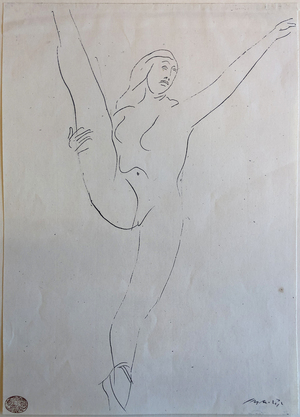 G. Manzù(1908-1991), Ballerina G. Manzù(1908-1991), Ballerina