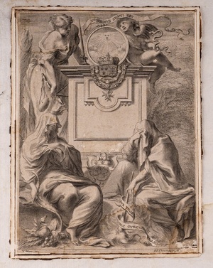 Johann Jakob Thourneyser (1636-1711), raffigurazione allegorica da un dipinto di Thomas Blanchet