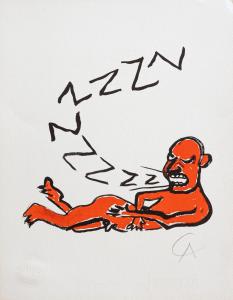 CALDER ALEXANDER
Lettera 'Z' eseguita per la serie 'L'ALFABETO DI BOLAFFIARTE'