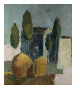GHEZZI MARIO
Paesaggio con Pagliai