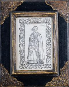 Cesare Vecellio, Coppia di incisioni con modelli di costumi antichi