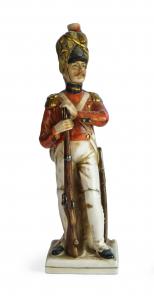 Statuetta raffigurante un generale napoleonico Statuetta raffigurante un generale napoleonico