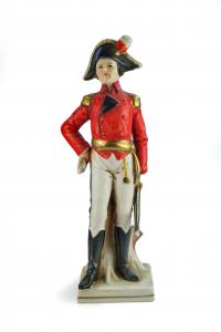Statuetta raffigurante un generale napoleonico Statuetta raffigurante un generale napoleonico