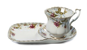 Tazza da cioccolata con piatto Tazza da cioccolata con piatto