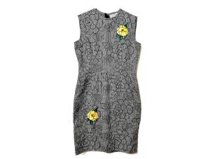 Gianni Versace, Abito in cotone stampa pied de poule Gianni Versace, Abito in cotone stampa pied de poule