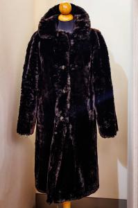 Cappotto in castoro marrone