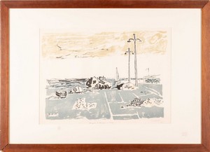 Orfeo Tamburi, 'Il porto di Anzio' Orfeo Tamburi, 'Il porto di Anzio'