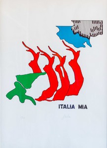 Tano Festa, 'Italia Mia'