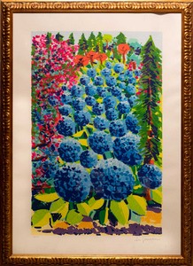 Stampa con alberi e fiori Stampa con alberi e fiori