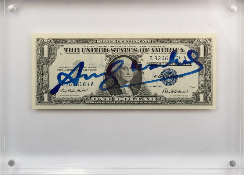 Andy Warhol, banconota da 1 dollaro Andy Warhol, banconota da 1 dollaro