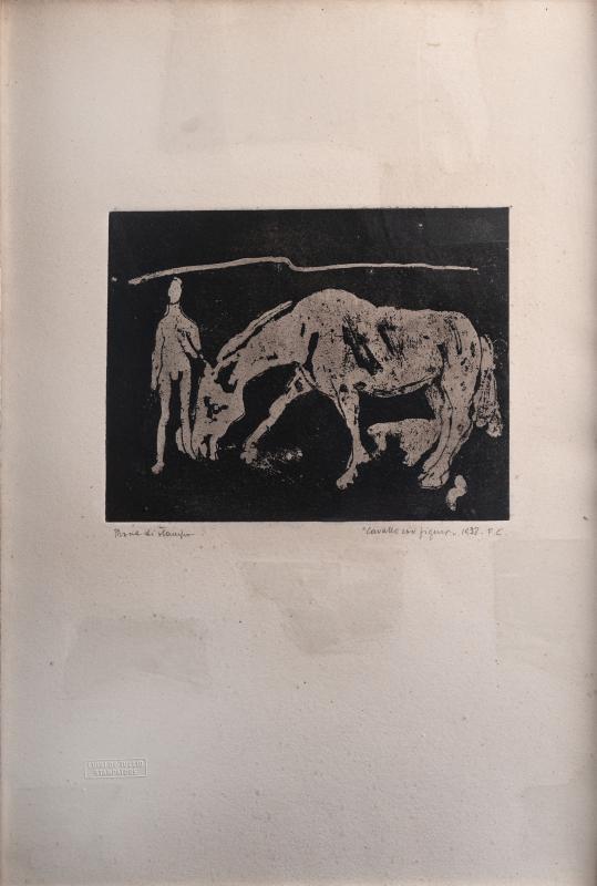 Felice Casorati, Cavallo in figura Felice Casorati, Cavallo in figura