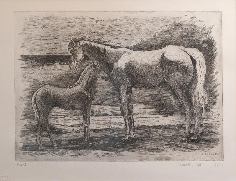Carlo Carrà, Cavalli Carlo Carrà, Cavalli