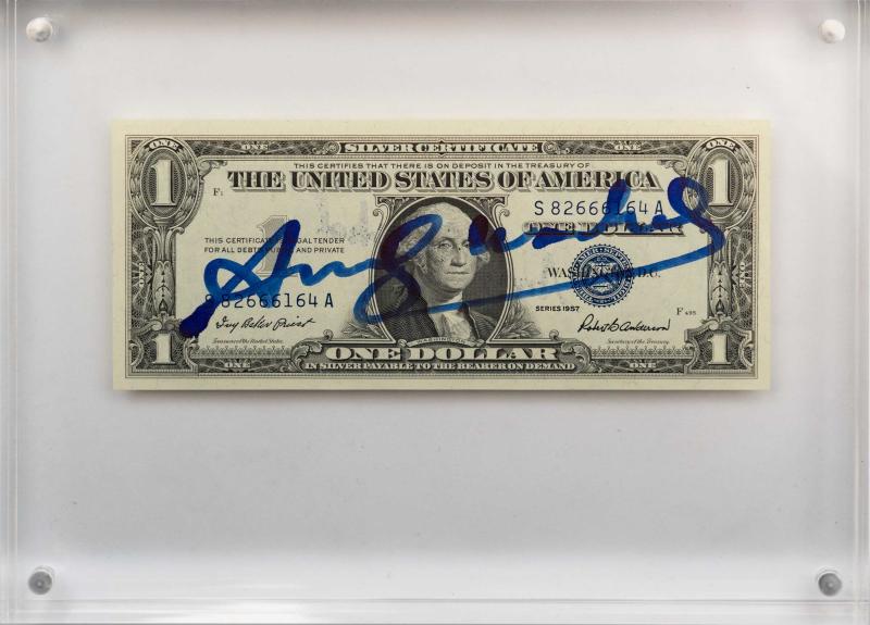 Andy Warhol, banconota da 1 dollaro Andy Warhol, banconota da 1 dollaro