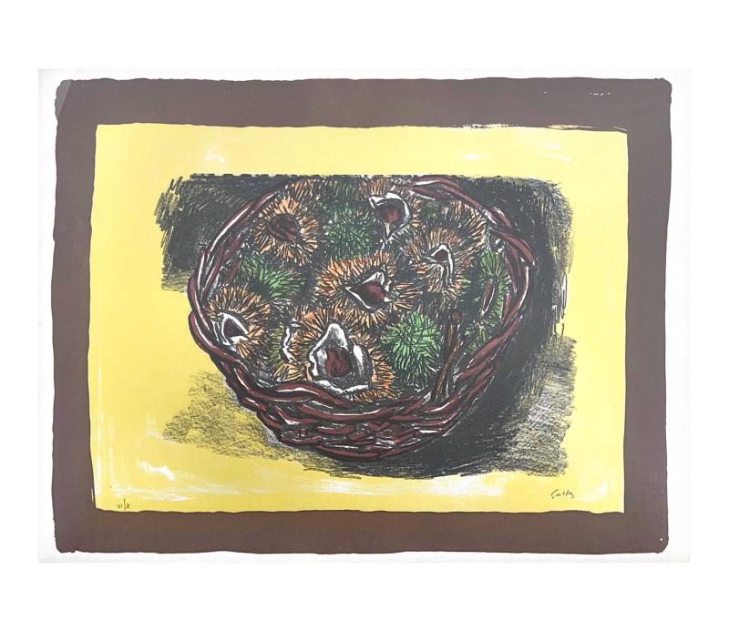 Renato Guttuso, Cesto di Castagne Renato Guttuso, Cesto di Castagne