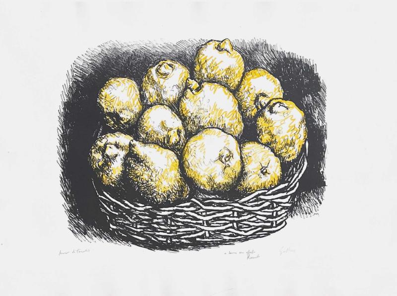 Renato Guttuso, Cesta di limoni Renato Guttuso, Cesta di limoni