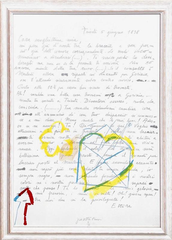 Giosetta Fioroni, Lettera d'amore Giosetta Fioroni, Lettera d'amore