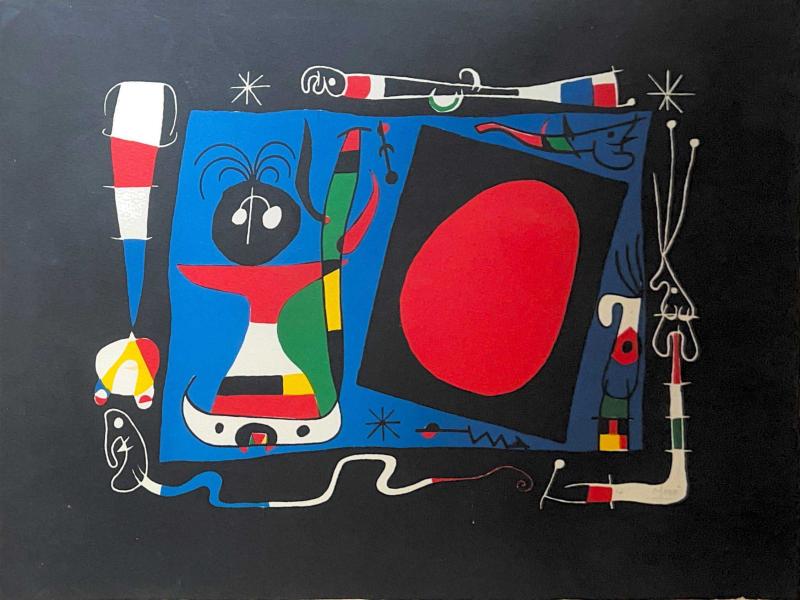 da Joan Mirò, Donna allo specchio