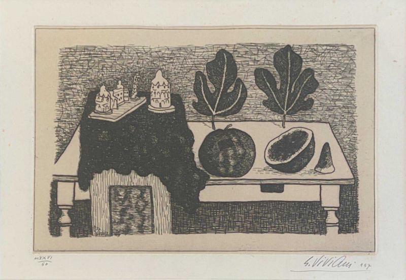 Giuseppe Viviani, Alabastrini, cocomeri e foglie di fico Giuseppe Viviani, Alabastrini, cocomeri e foglie di fico