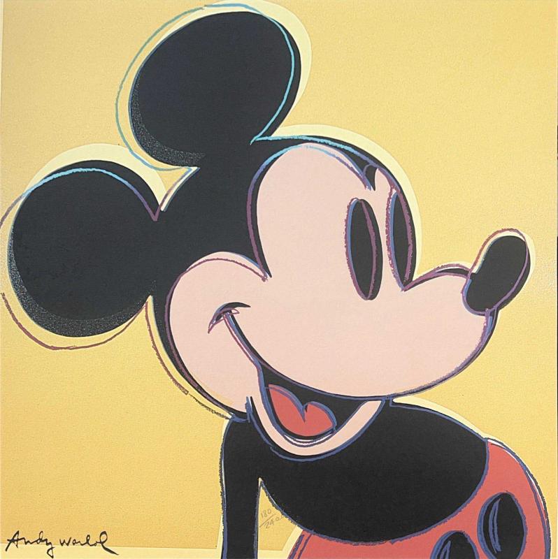 Da Andy Warhol, Mickey Mouse Da Andy Warhol, Mickey Mouse