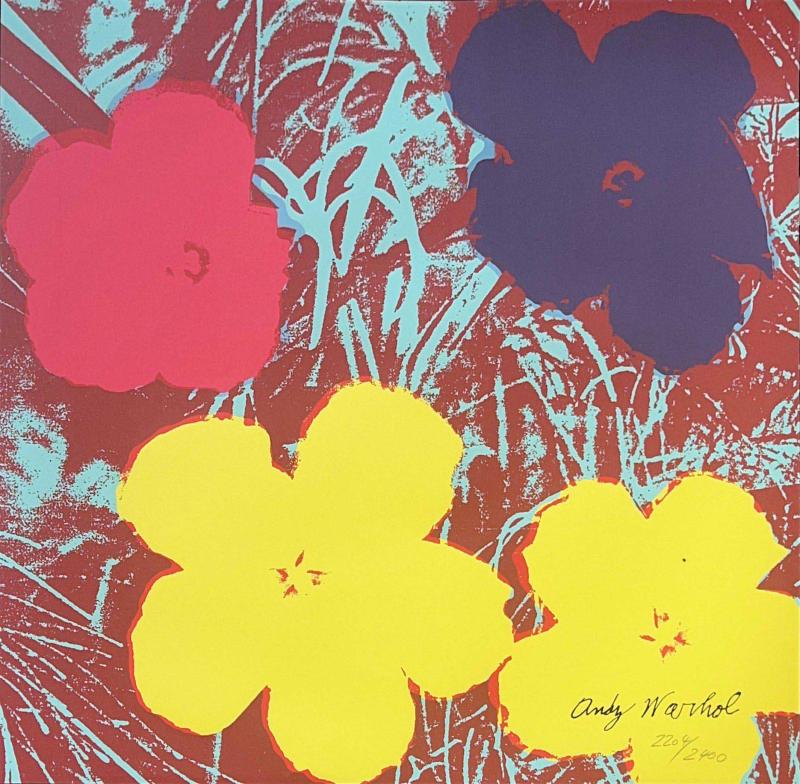 Da Andy Warhol, Fiori