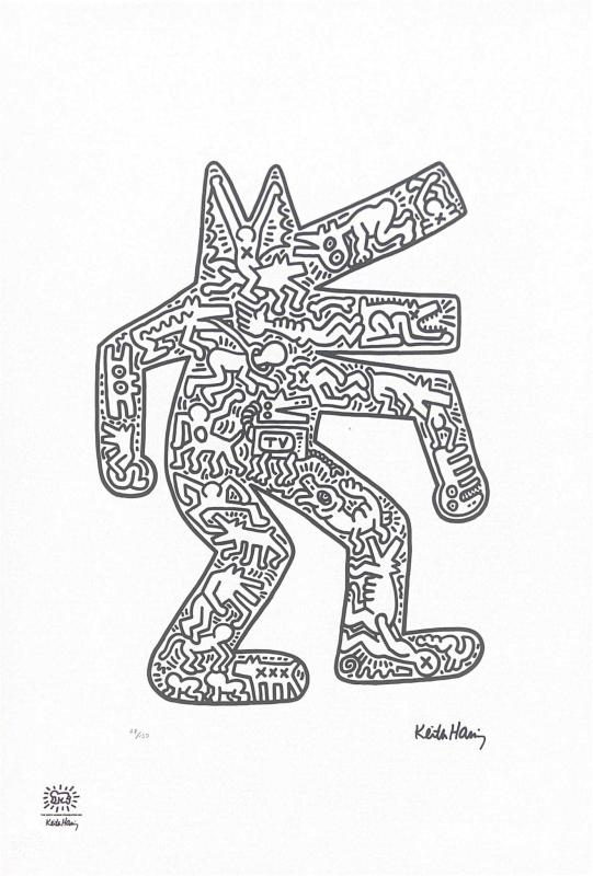 Da Keith Haring, Dancing dog Da Keith Haring, Dancing dog