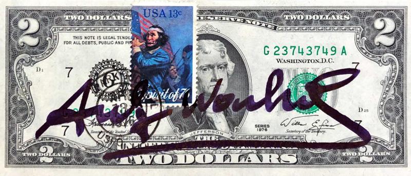Andy Warhol, Banconota da 2 dollari
