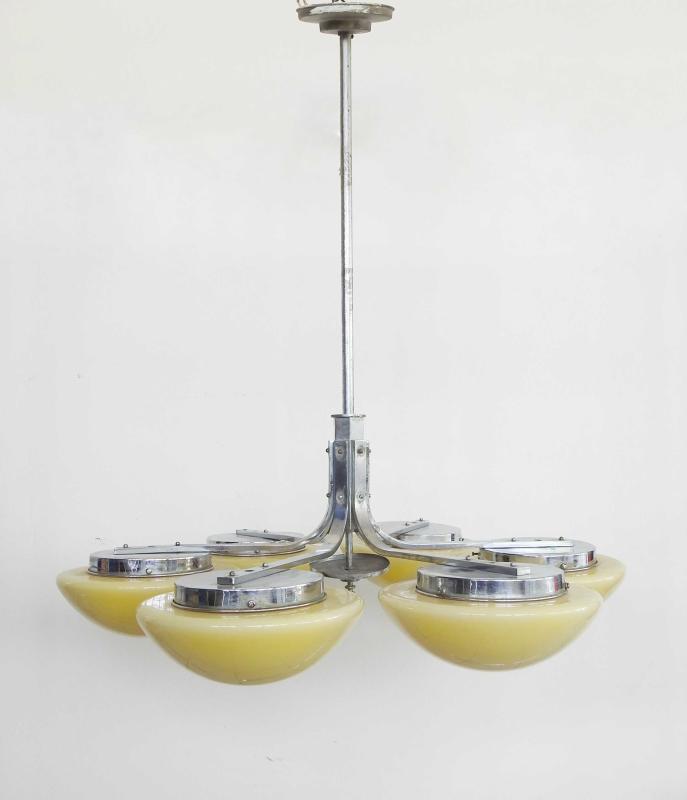 Lampadario a sospensione, Art Déco Lampadario a sospensione, Art Déco