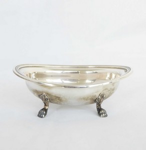 Vaschetta ovale in argento