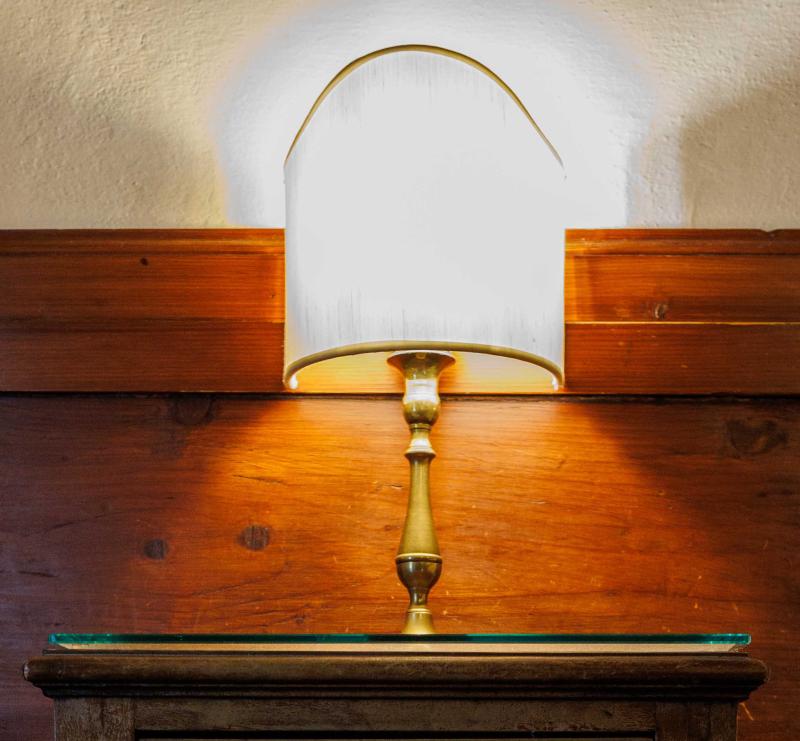 Coppia di lampade da tavolo in ottone