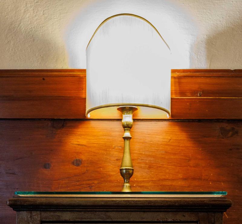Coppia di lampade da tavolo in ottone