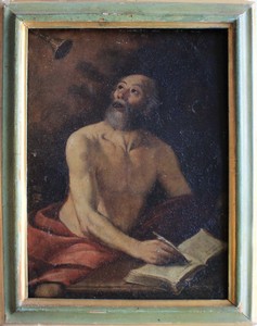 Pittore emiliano del XVII secolo, San Girolamo scrivente