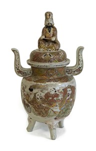 Incensiere in ceramica Satsuma Incensiere in ceramica Satsuma
