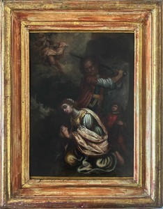 Giovanni Bilivert (Firenze 1576 – 1644), Ambito di, Martirio di Santa Barbara
