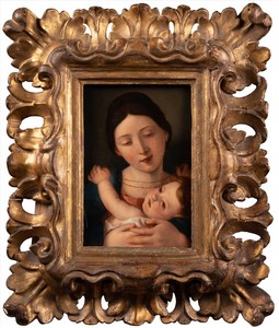 Carlo Cignani (Bologna 1628 - Forl' 1719), Bottega di, Madonna con il Bambino