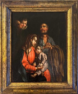 Francesco Solimena (Canale 1657 – Solimena 1747), Scuola di, Sacra famiglia