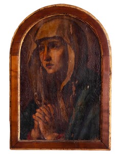 Scuola dell'Italia settentrionale, Madonna in preghiera Scuola dell'Italia settentrionale, Madonna in preghiera
