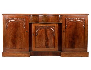 Credenza in mogano biondo Credenza in mogano biondo