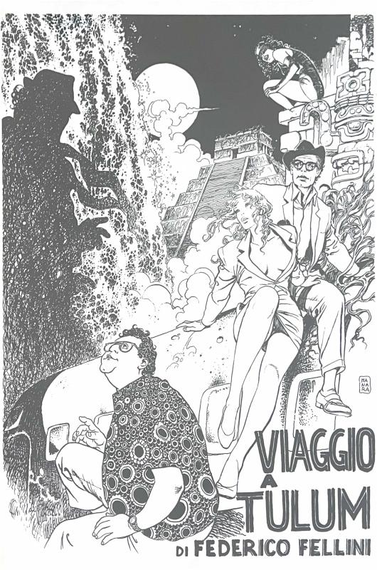 Poster di Milo Manara, Viaggio a Tulum