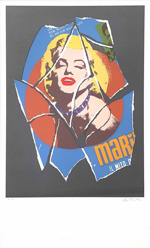 Mimmo Rotella, Marilyn