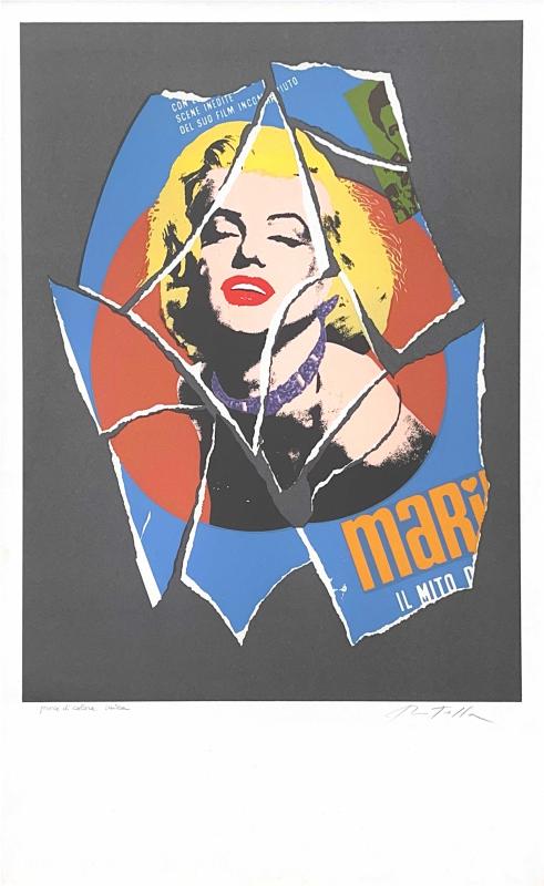 Mimmo Rotella, Marilyn