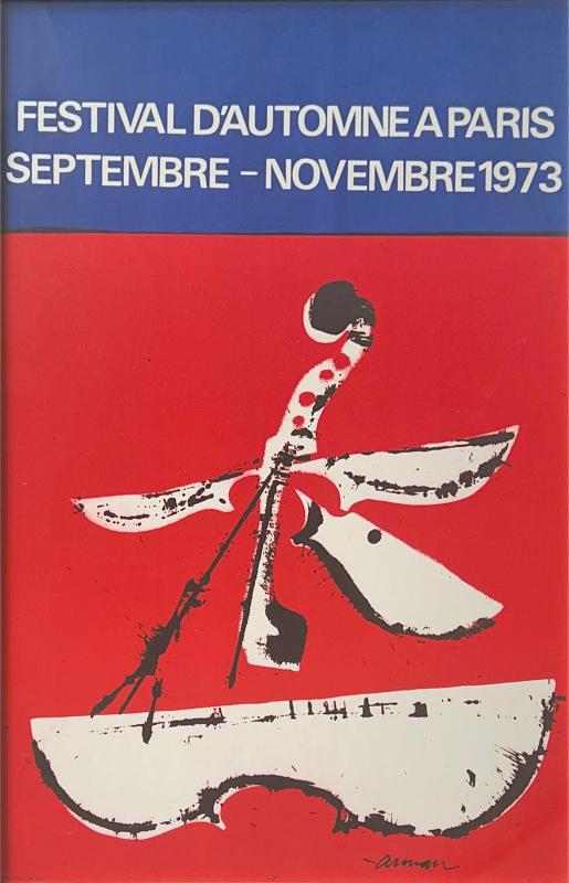 Poster di André Verdet Arman, Festival d'Automne