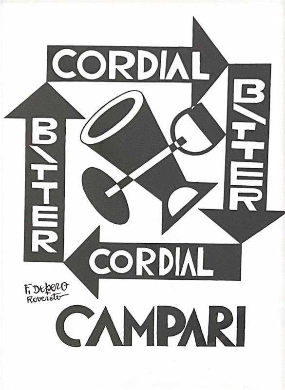 Poster di Fortunato Depero, Cordial