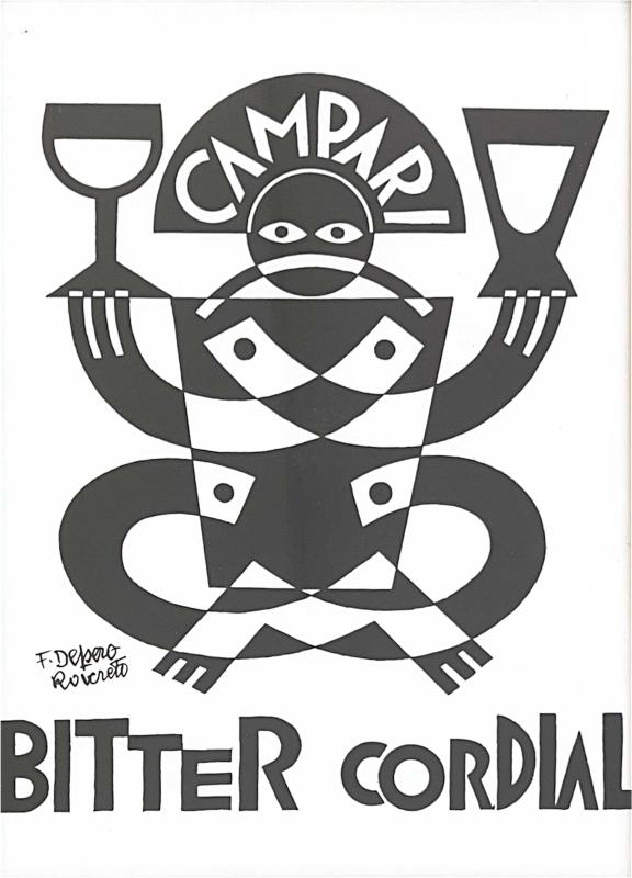 Poster di Fortunato Depero, Bitter cordial