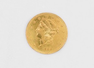 Venti dollari in oro, Stati Uniti, in oro