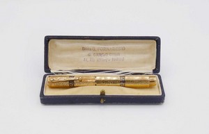 Penna stilografica in oro 18 kt