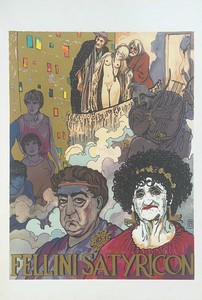 Poster di Milo Manara, Fellini Satyricon