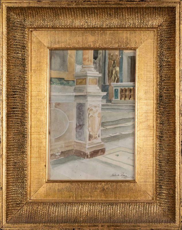 Valeria Prò Serafini, Attribuito a, Interno della Basilica di Santa Maria in Aracoeli Valeria Prò Serafini, Attribuito a, Interno della Basilica di Santa Maria in Aracoeli